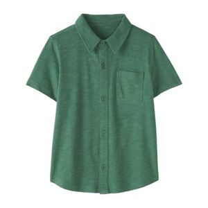 Hanna Andersson Soft Knit Button Up Shirt